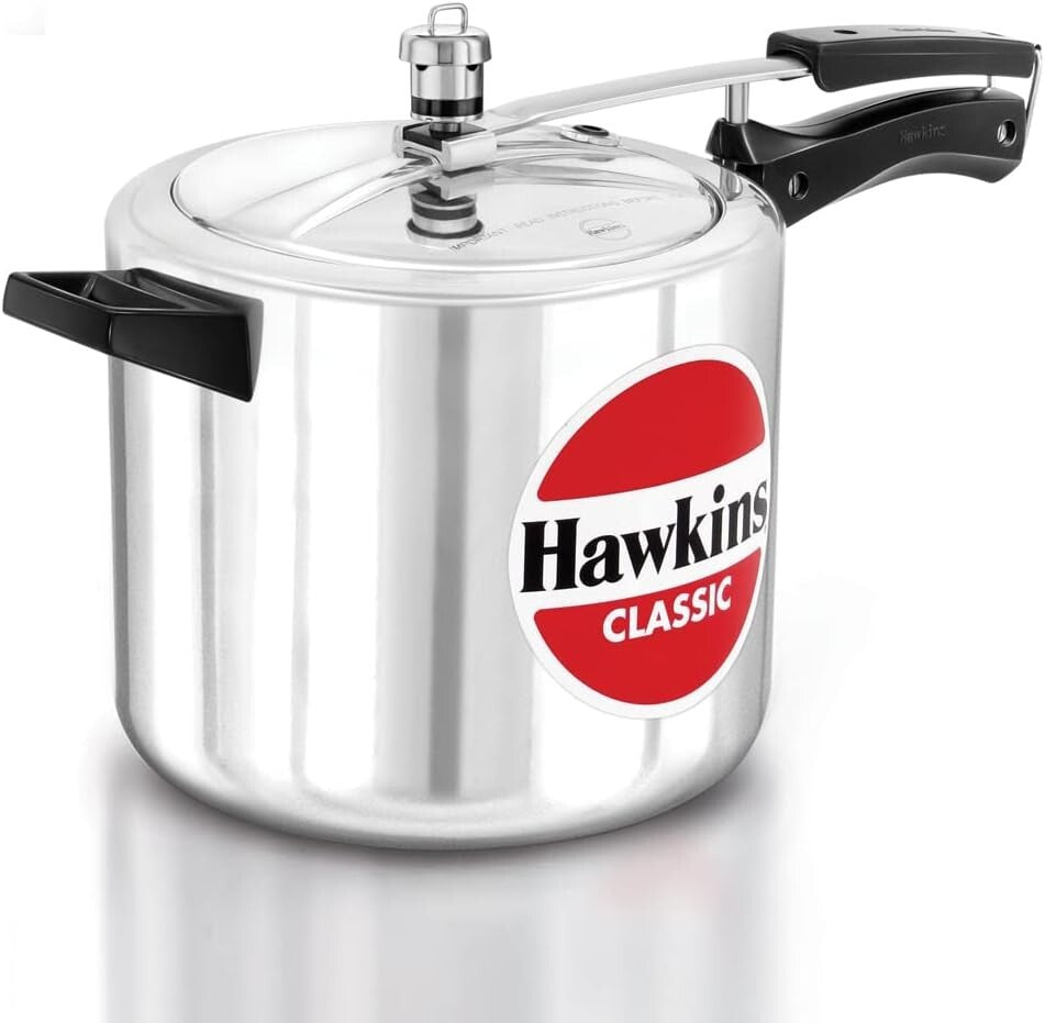 Hawkins Classic Pressure Cooker, Silver, HawCL65 6.5-Liter ?HWS_CL65_SIR